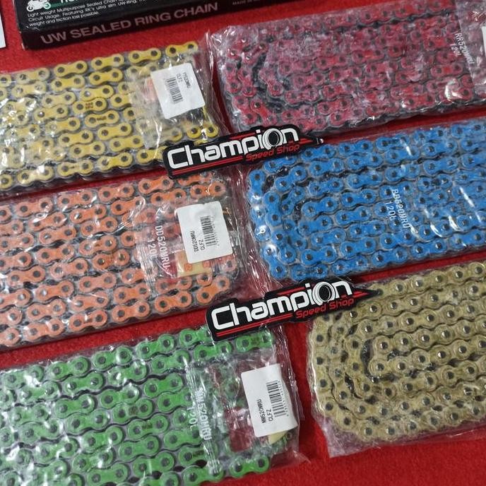 Rantai RK TAKASAGO Chain 520 MRU UW-Ring R25 MT25 ER6N KTM Duke 250