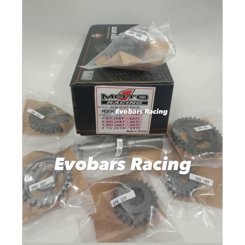 Gi Rasio Gear Ratio Moto 1 RX King New Road Race