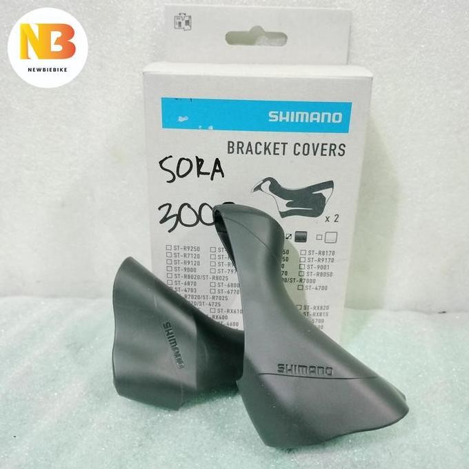 Bracket Covers Shimano SORA ST-R3000 Karet Brifter Rubber Hood Brifter Shifter Original Shimano sepe