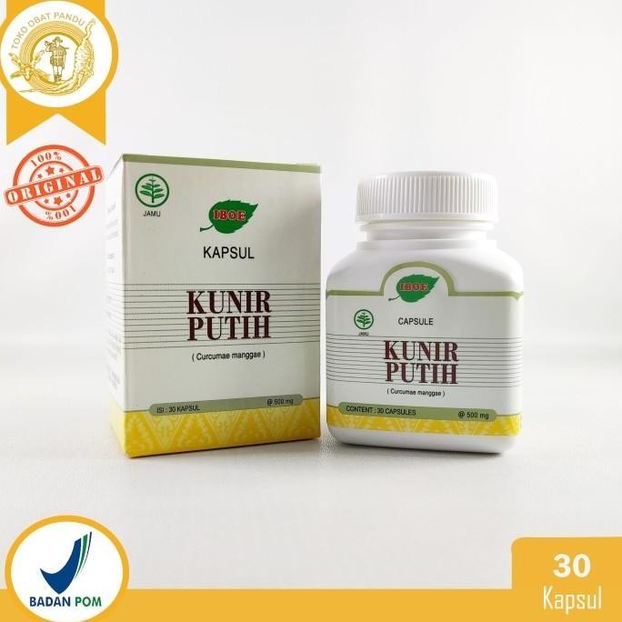 KUNIR PUTIH KAPSUL / KAPSUL KUNYIT PUTIH / CAP IBOE