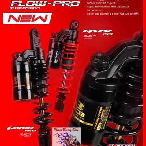 Shockbreaker Shock RCB Flow-Pro Ukuran 305mm Mio Mio J Mio Z Xeon Mio