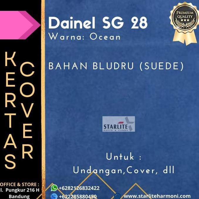 

Kertas Cover Bahan Suede Dainel Original SG 28