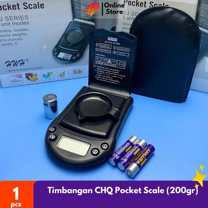 Chq Pocket Scale || Timbangan Digital Chq 200Gr/0,01 | Digital Scale