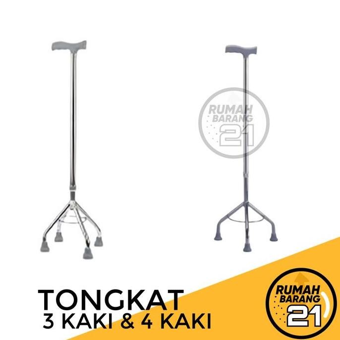 Tongkat Jalan Lansia/ Tongkat Kaki/ Tongkat Lansia Alat Bantu Jalan TT