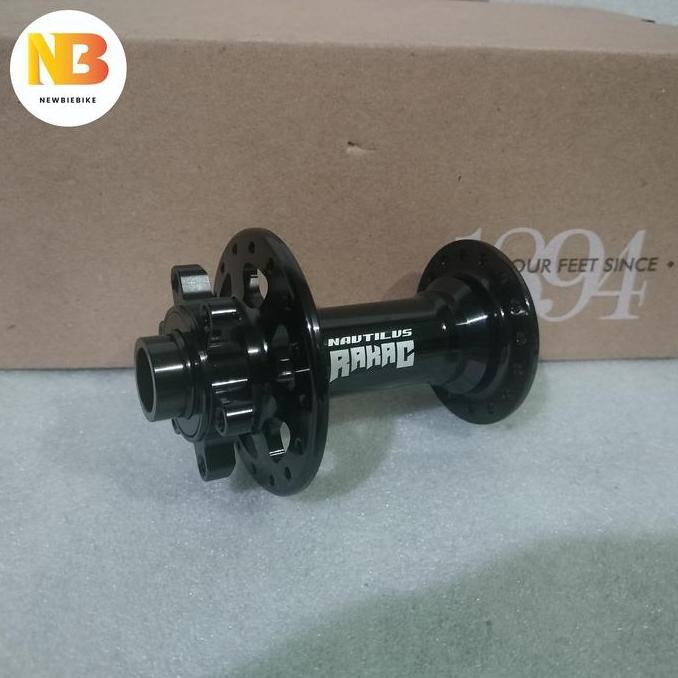 Original Hub Depan Nautilus Rakac TA Boost 15 x 110 mm 32 hole discbrake