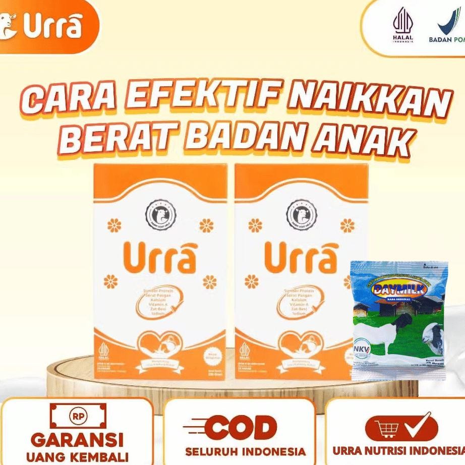 

Susu Urra 2 Box Free 1 Daymilk Sachet Susu Kambing Saneen Eropa Mbah Berat Badan Anak Solusi Alergi Susu Sapi Susu Kambing