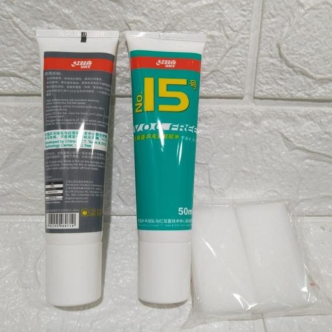 Lem DHS 15 Lem Karet Bet Pingpong / Tenis Meja 50ml
