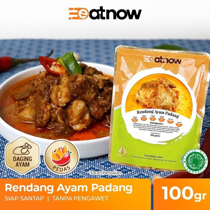 

EatNow Rendang Padang - Ayam - Jengkol - Sapi - Makanan Siap Saji - Makanan Instan