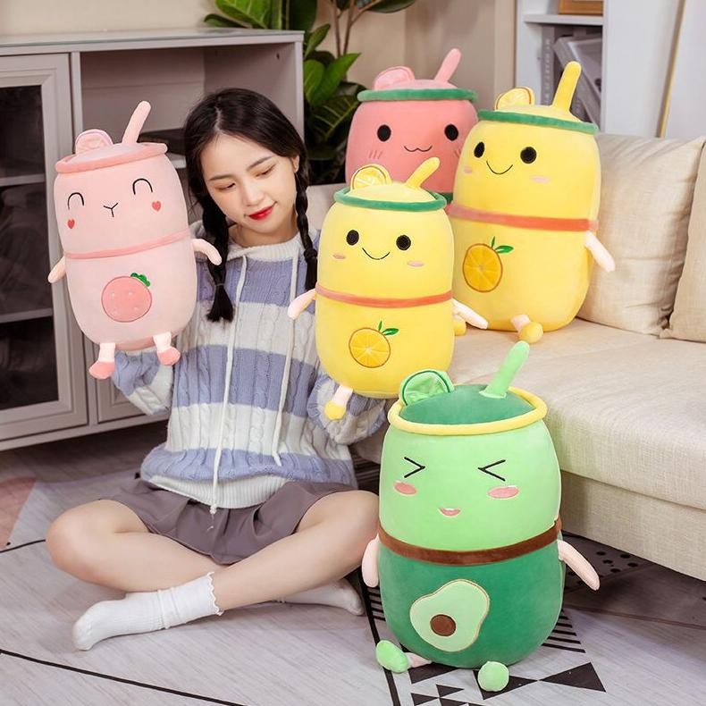 PROMO MINGGUAN Bantal Selimut anak karakter Boba 2in1 Balmut Boneka Lucu Lembut Import