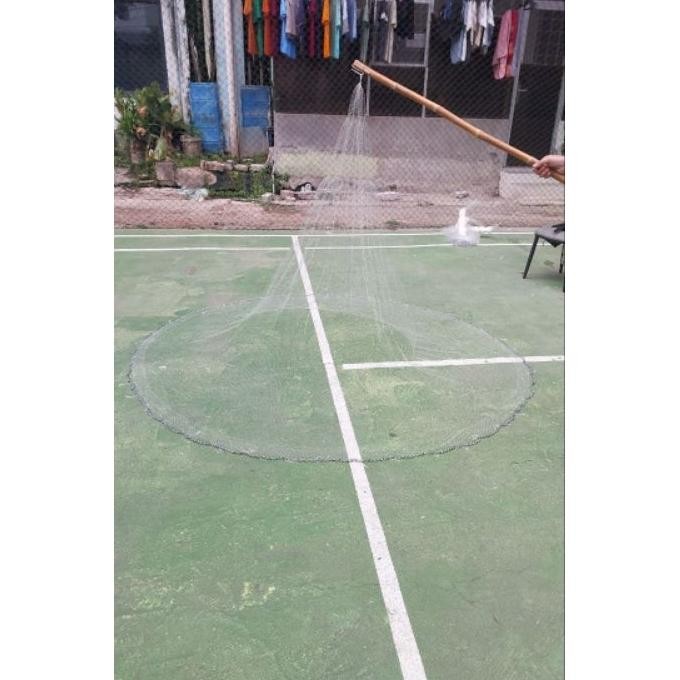Jala Udang Ikan 7 Feet Tinggi 2 Meter Bahan Senar Lubang Kecil