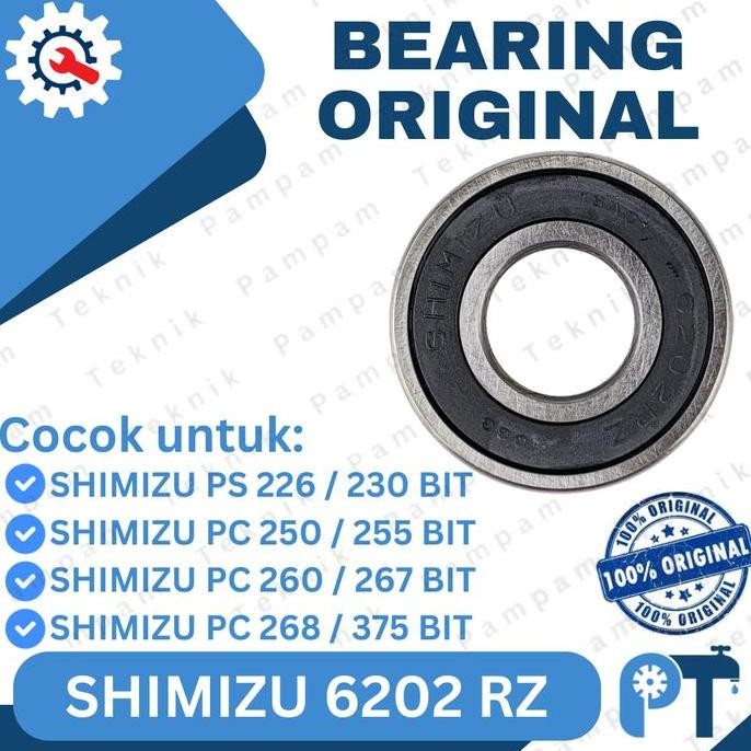 Genuine Part - Bearing 6202 Rz Shimizu Ps 226 230 Jet 260 268 375 Ori