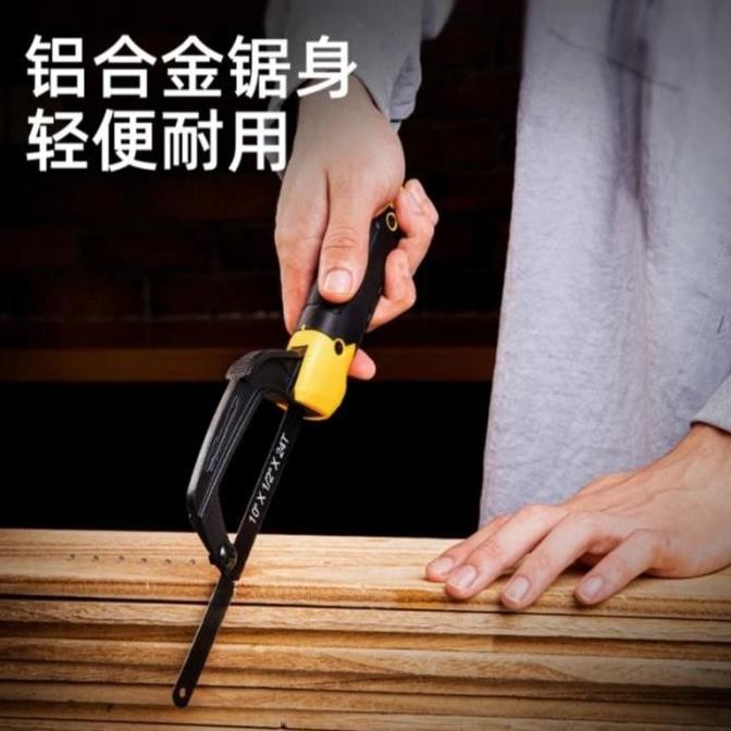 ready  Gagang Gergaji Besi Mini Hack saw Gergaji Besi Utility Hacksaw.