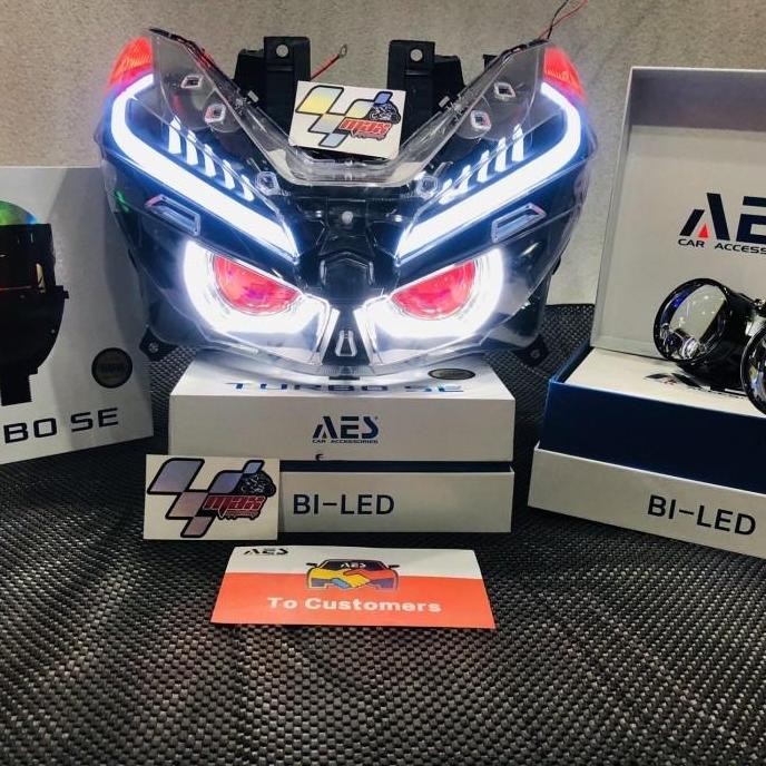 CUSTOM PROJIE BILED AES TURBO SE VARIO 125/150 new fullset headlamp