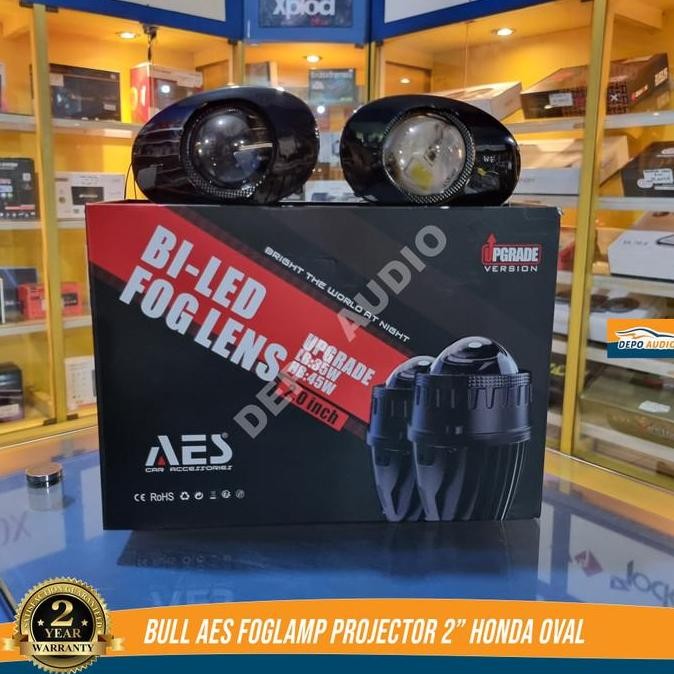 AES FOGLAMP BILED PROJECTOR 2 INCH BRACKET HONDA OVAL