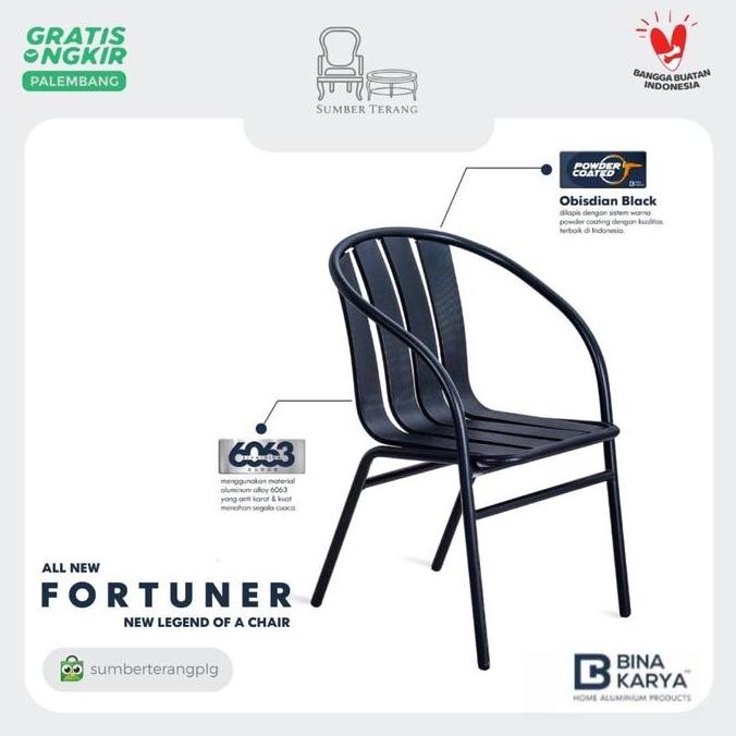 Kursi Santai Kursi Cafe Kursi Teras Aluminium Bina Karya Fortuner