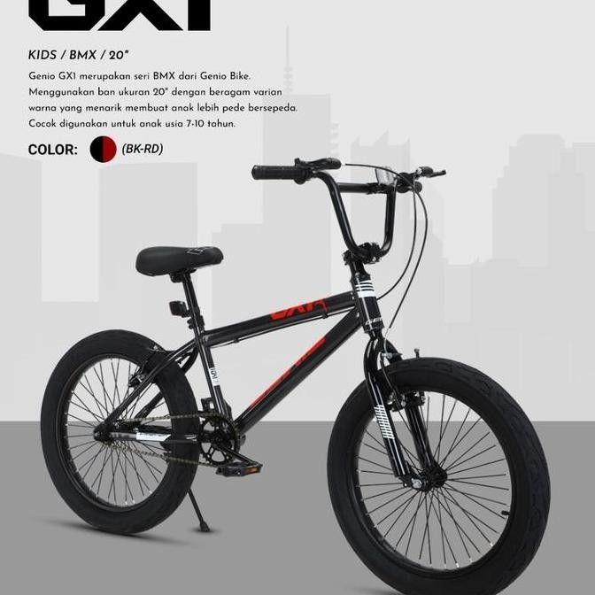 Sepeda Bmx 20 Inch Genio Gx 1 Gx1 Gx01Sepeda Anak Laki