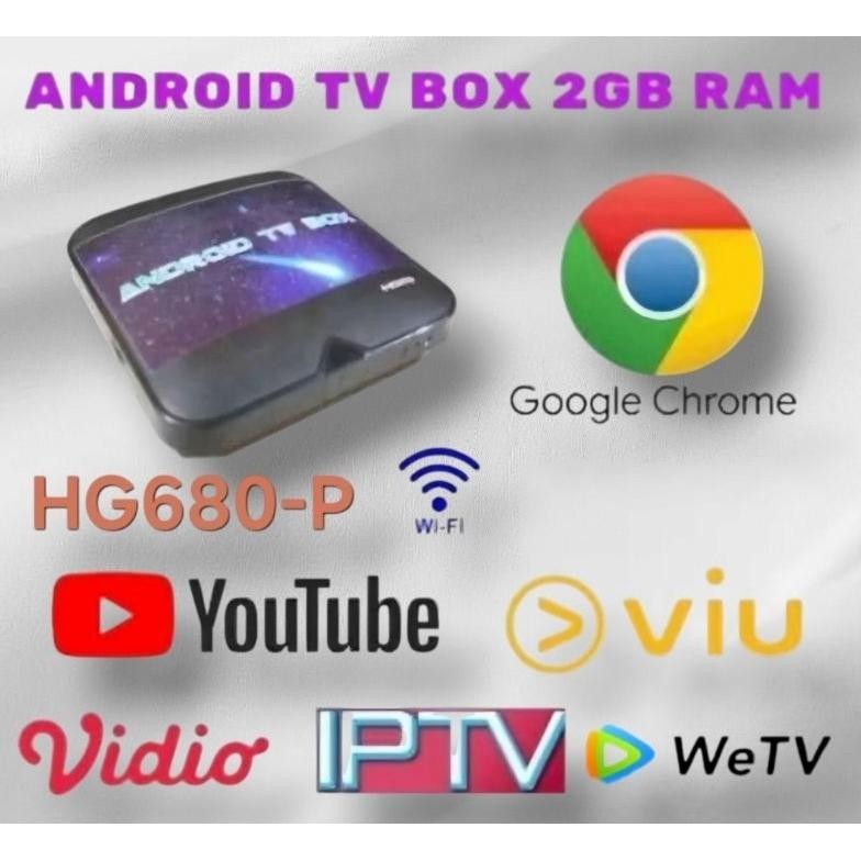 NEW STB Android HG680-P Quadcore 4K UHD Dolby Sound [terbaik][terlaris]