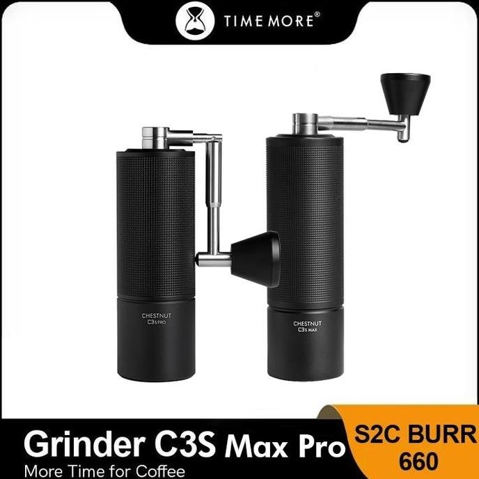 grinder C3 MAX PRO black white S2C BURR /gilingan kopi manual