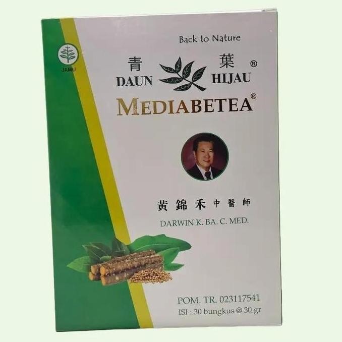 

30 Sch Teh Diabet Mediabetea Minuman Teh Kesehatan Rajangan Herbal