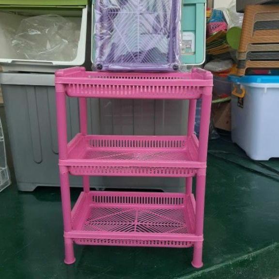 Sale Rak Piring Plastik Murah / Rak Display Jajanan / Rak Bumbu / Serbaguna Ready Stok