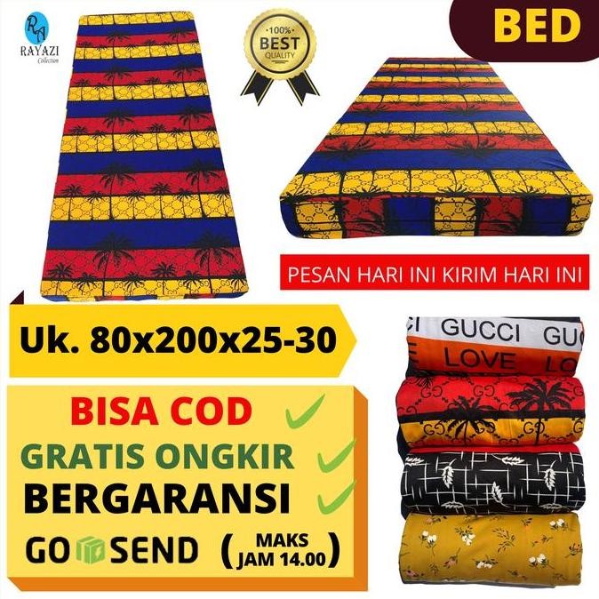 Sarung Kasur 80x200 tebal 25-30 SPRINGBED Sprei Karet Motif BUNGA