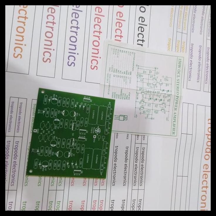 DISKON PCB POWER AMPLIFIER 150 WATT OCL STEREO 