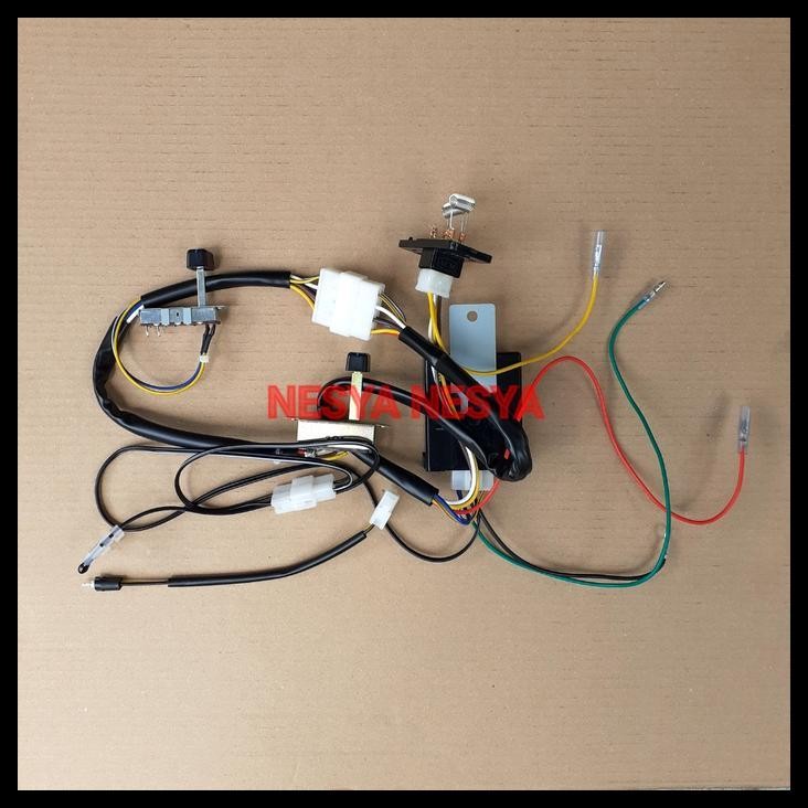 TERBARU PANEL SWITCH SKAKEL SAKLAR KNOP KNOB GESER LENGKAP SATU SET KABEL RANGKAIAN + AMPLI AMPLIFIE