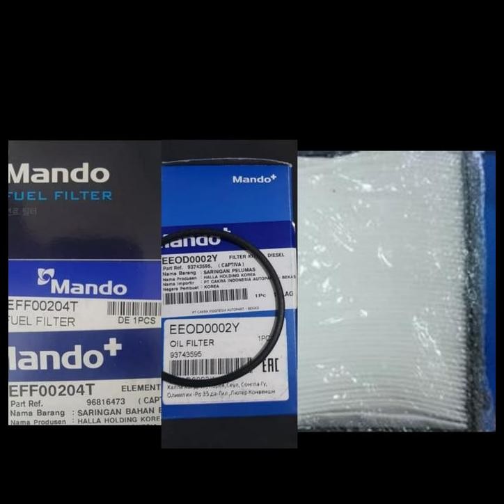 TERMURAH PAKET FILTER OLI CAPTIVA DIESEL NFL FILTER SOLAR, F AC CAPTIVA MANDO 
