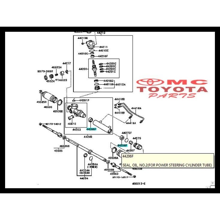 TERMURAH SEAL OIL POWER STEERING KIJANG KAPSUL 90310-26016 