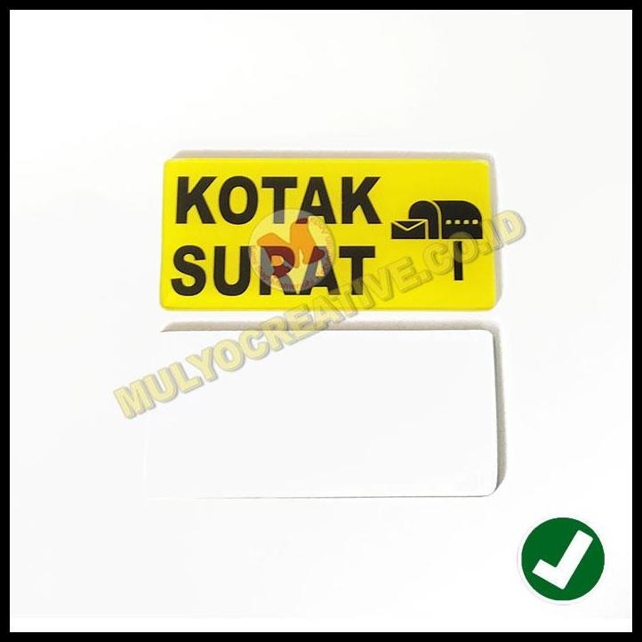 

GRATIS ONGKIR PAPAN AKRILIK PAPAN TANDA PAPAN SIGN KOTAK SURAT !!
