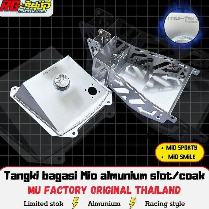Tangki Box Bagasi Coak Mio Sporty Smile Almunium Mu factory Thailand
