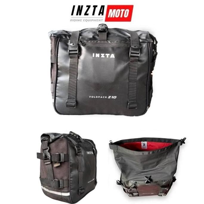 tas touring inzta foldpack, sidebag motor