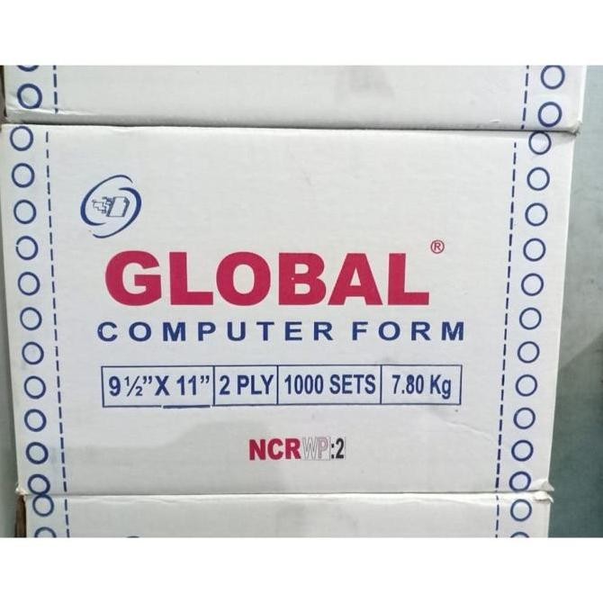 

TERLARIS! Kertas komputer Continuous Form Global 9 1/2 x 11 : 2 (2 ply)