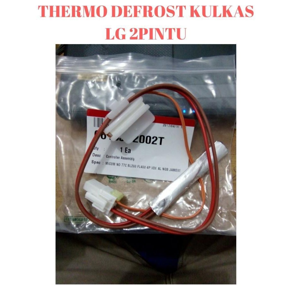 Defrost Thermo Control Sensor Evaporator Kulkas 2 Pintu Lg Original Original Dan Terpercaya
