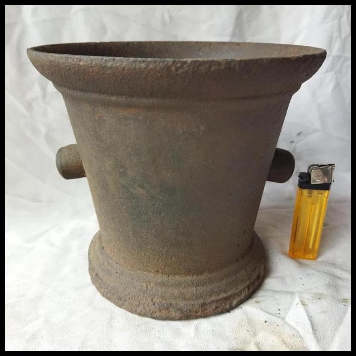 BEST DEAL PAJANGAN VINTAGE LUMPANG BESI KUNO ORIENTAL TANPA ALU 