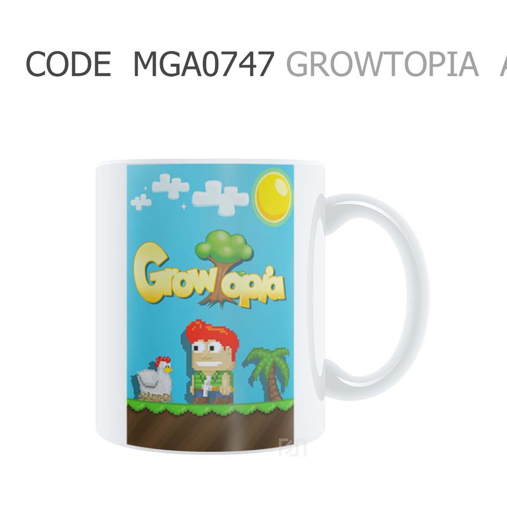 MUGLICIOUS MGA0747 GROWTOPIA Gaming Artwork Gelas Mug