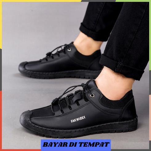 Rg - SS-SP04 Sepatu Pantofel Pria "JAESUNG" Casual Sol Karet Ringan Murah Impor Premium