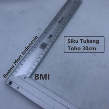 

Penggaris Premium Siku Tukang Toho 30 Cm Alat Ukur Meteran Pasekon