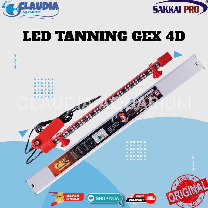 Terlaris Lampu Led View Tanning Arwana Sakkai Pro T8 4D Gex 1200 16000K 30W Special Super Red Lamp L