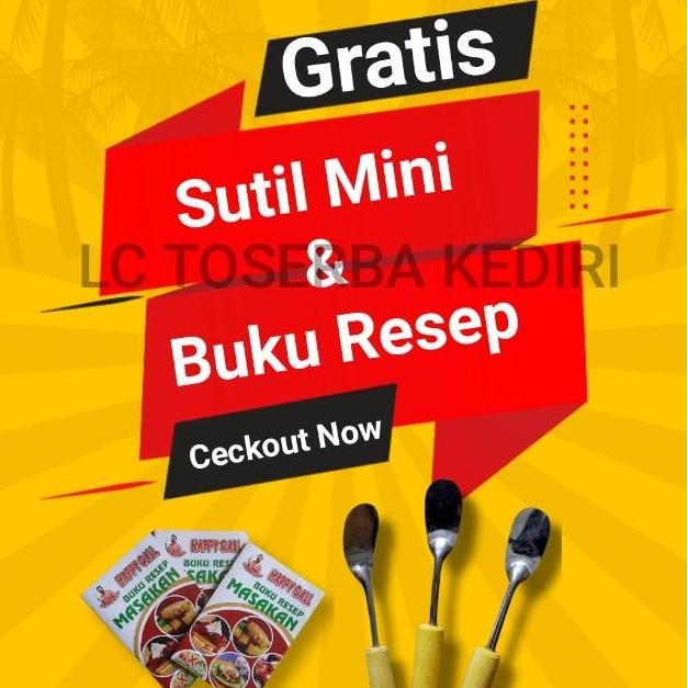 JH8 PUKIS (COD) PACKING TAMBAHAN KARDUS (GRATIS) Cetakan Kue Pukis Happycall FREE BUKU RESEP + SUTIL