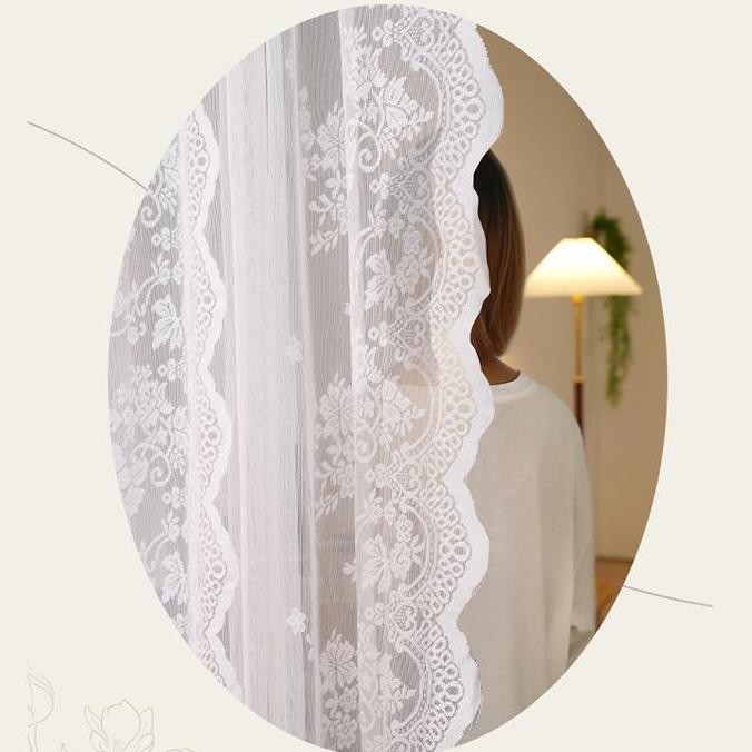 Gorden Jendela Putih Tirai Restoran Kamar Tidur Vitrase Gorden Gorden Siang Tirai Jendela Minimalis