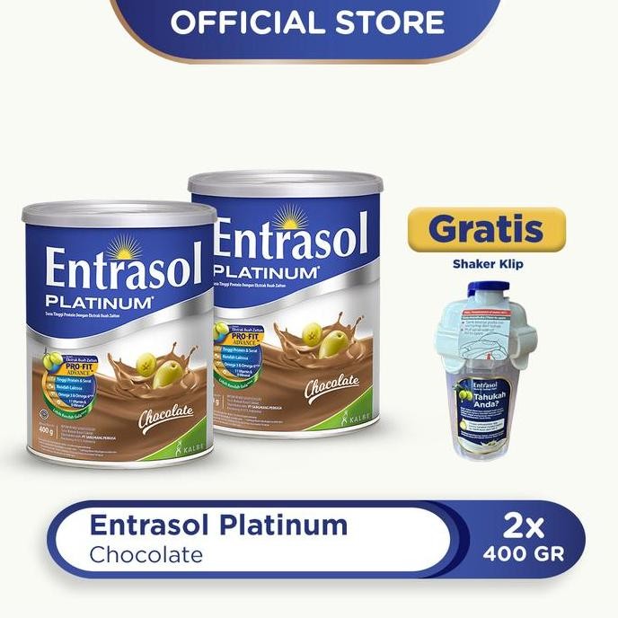 

Paket Entrasol Platinum 400g x2 + Free Shaker + Klip