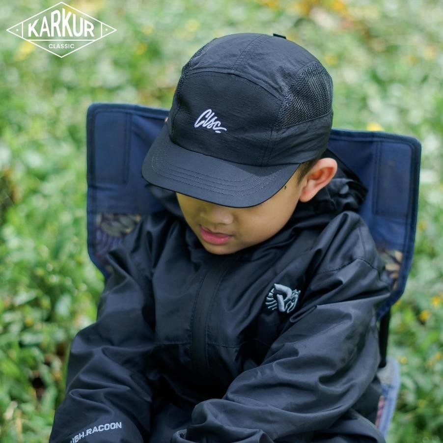 Topi Anak Olahraga Running Wateroof Anti Uv Bahan Nilon Sporty Outdoor Anak Karkur Classic