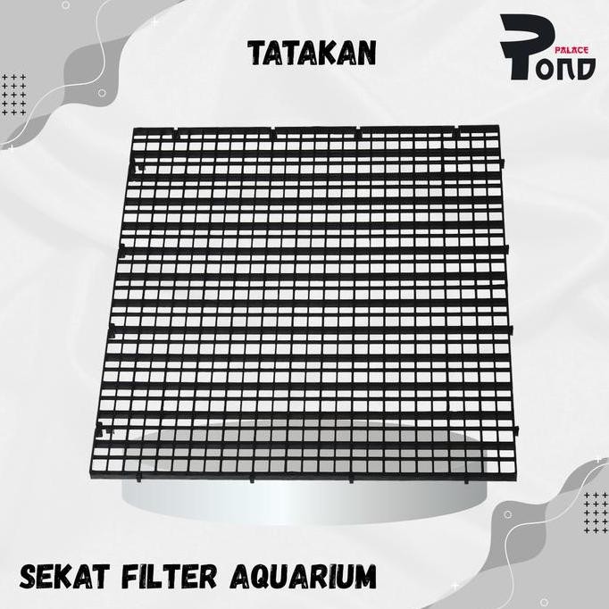 TATAKAN FILTER KOLAM KOI ALAS KOTAK FILTER MEDIA AQUASCAPE POND