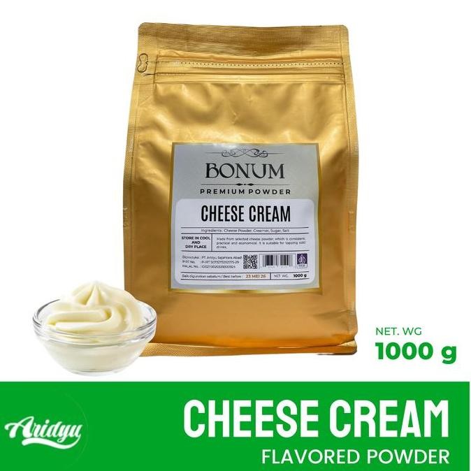 

] Bubuk Minuman | Rasa Cheese Cream 1kg | Powder Drink | Merk Bonum