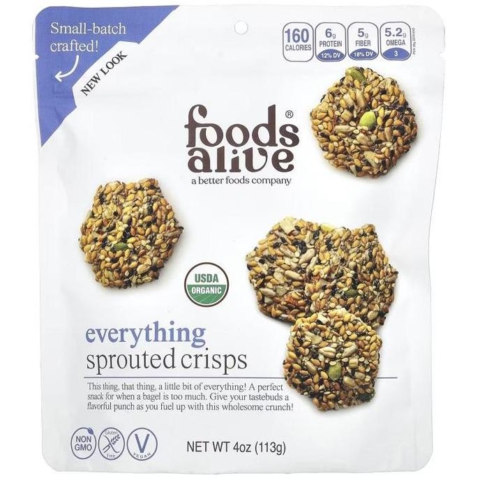 

Foods Alive, Sprouted Crisps, 4 oz (113 g)