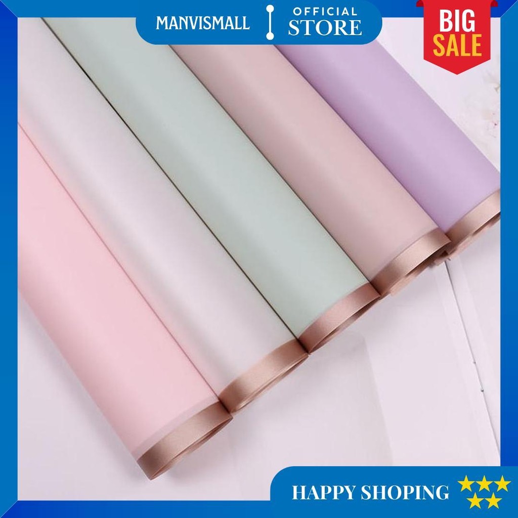 

Kertas Bunga List Gold Gdm (1 Pack = 20 Pcs) Flower Wrap/ Pembungkus Bunga Waterproof Promo Puncak