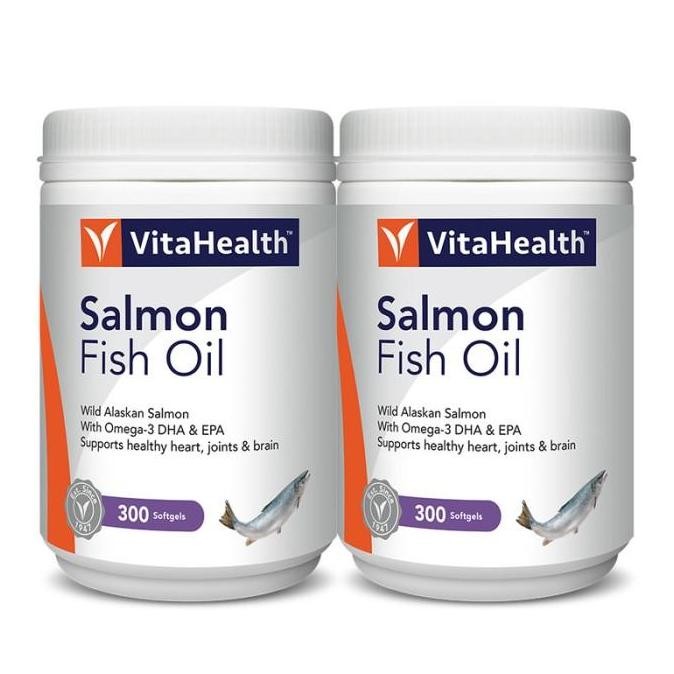 

VitaHealth Salmon Fish Oil 2X300 Softgels
