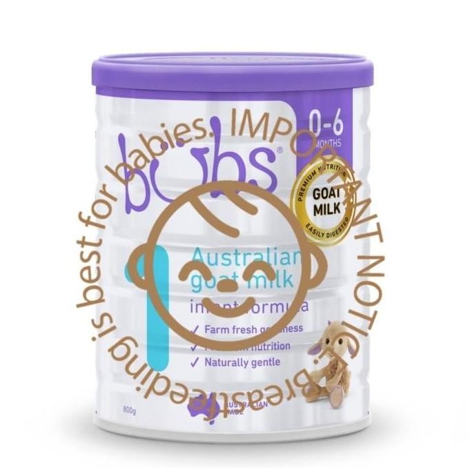 

Bubs Organic Australian Goat Milk Infant Formula Stage 1 800G