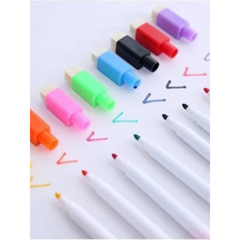 

Spidol Mini Magnet Papan Tulis White Board Dengan Penghapus Spidol Warna Spidol wipe and clean